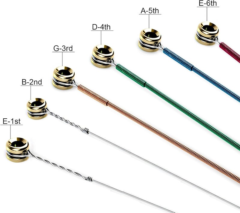 Anvin Acoustic Guitar Accessories Kit - Replacement Strings, Picks, Capo, String Winder, Bridge Pins, Picks for Guitar Players Beginners (48 Pcs) - Image 2